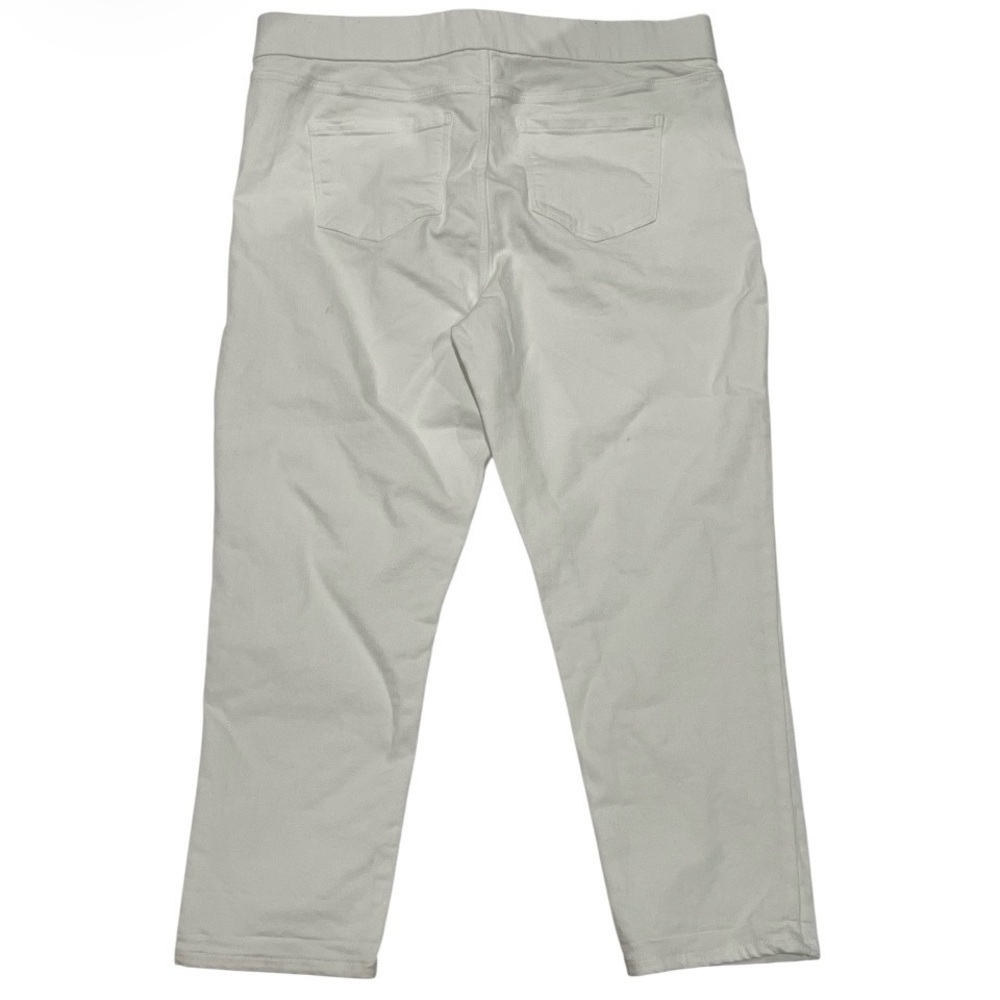 Liverpool Women’s White The Crop pull on pants Size 16/33 - Picture 3 of 3